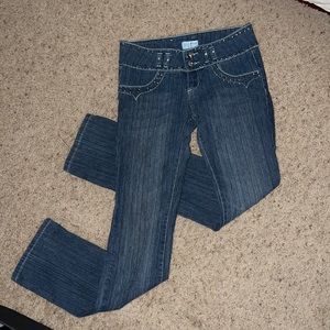 Y-Jeans Blue Jean Jeggings with Sleek Fit and Versatile Style Size 7 Juniors